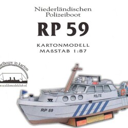 [Scaldis] RP-59 Police boat 警艇 1/87